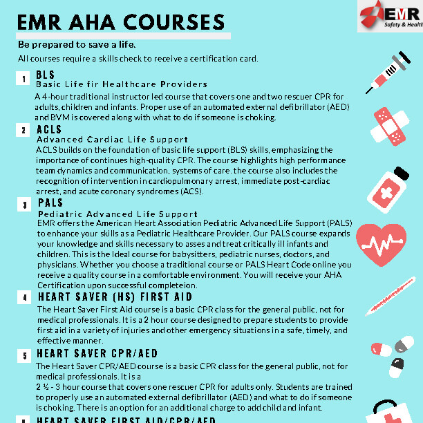 Health & Safety Infographics EMR Safety and Health