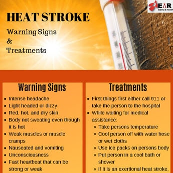 Heat Stroke Warning Signs Treatments 